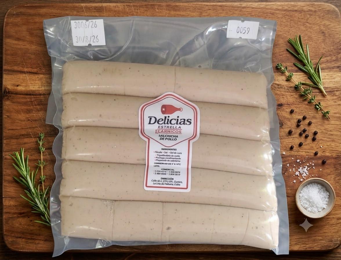 Salchicha de pollo